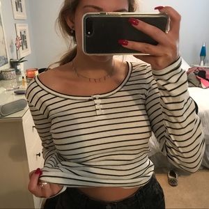 Wild Fable B&W striped longsleeve🖤